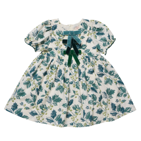 Hermoine Dress - Green Holly
