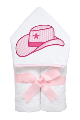 Cowgirl Hat Everykid Towel, pink