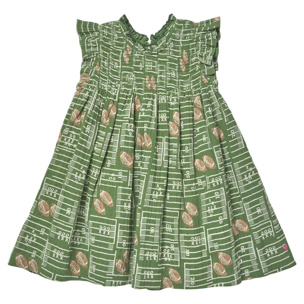 Girls Stevie Dress - Football Field