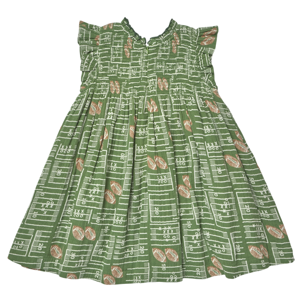 Girls Stevie Dress - Football Field
