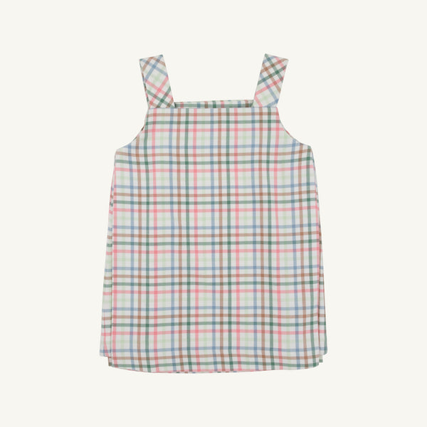 Pleated Ginny Jumper - Manalapan Plaid