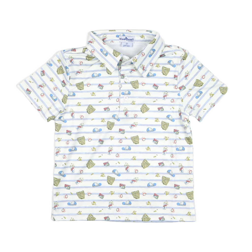 7th Inning Stretch Polo Short Sleeve Shirt