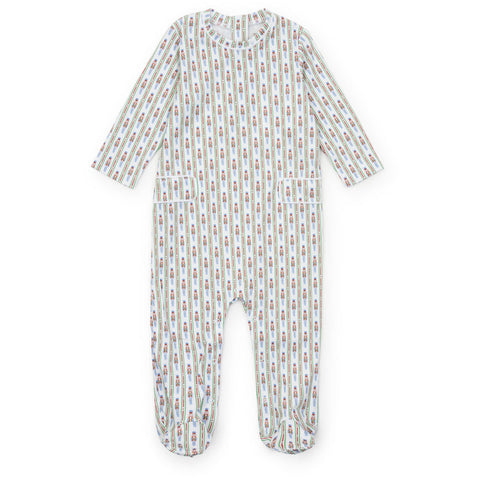 Preston Romper - Nutcracker Stripe