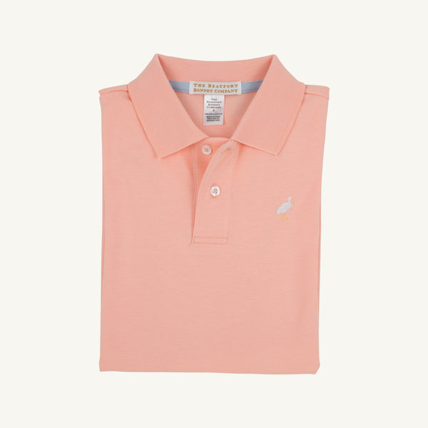 Prim and Proper Polo - Pompano Peach