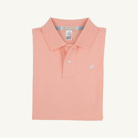 Prim and Proper Polo - Pompano Peach