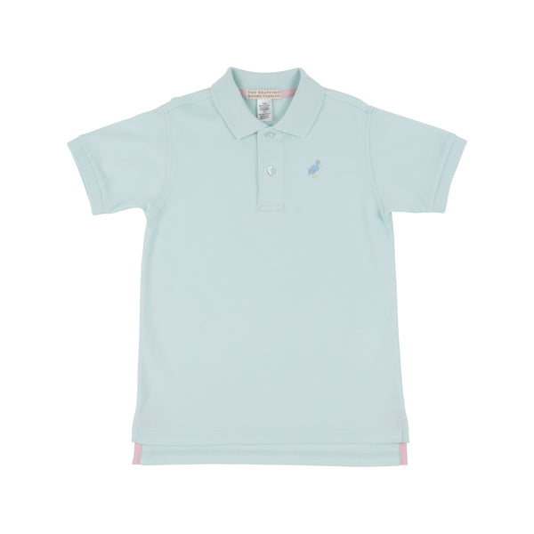 Prim and Proper Polo - Sea Island Seafoam