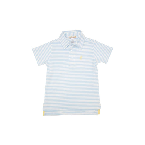 Prim and Proper Polo - Buckhead Blue Stripe