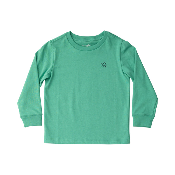 LS Cotton T-Shirt - Green Spruce