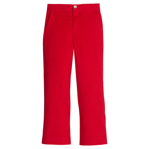 Pull On Pants - Red Corduroy