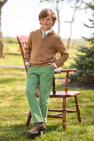 Quarter Zip Sweater - Chesnut