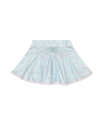 Quinn Skort - Frosted Floral, Petal Purple Minigingham