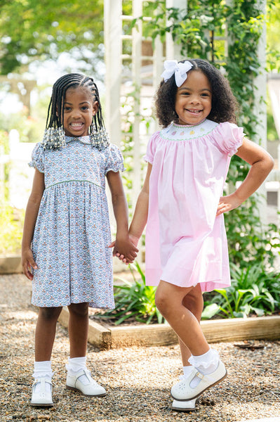 Rainbow Pumpkin Smocked Helen Dress