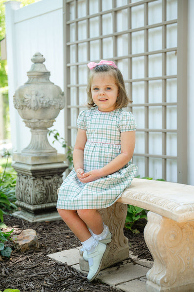 Autumn Meadow Plaid Annie Dress
