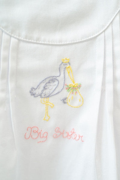 Big Sister Dress, white