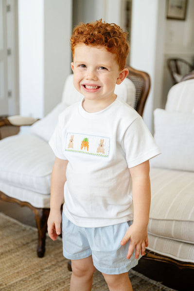 Easter Bunny and Carrots Beau T-shirt/Shorts Set