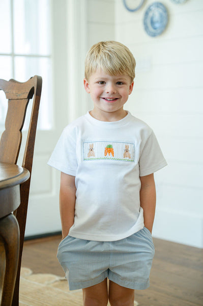 Easter Bunny and Carrots Beau T-shirt/Shorts Set