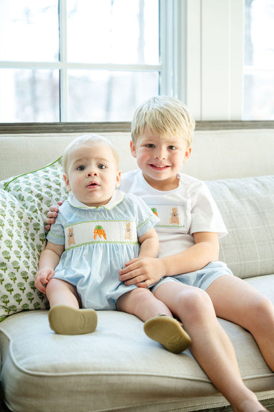 Easter Bunny and Carrots Beau T-shirt/Shorts Set