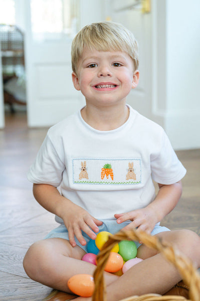 Easter Bunny and Carrots Beau T-shirt/Shorts Set