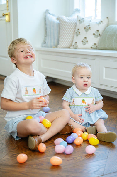 Easter Bunny and Carrots Beau T-shirt/Shorts Set