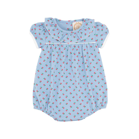 Ramona Ruffle Bubble - Barrington Blue Floral