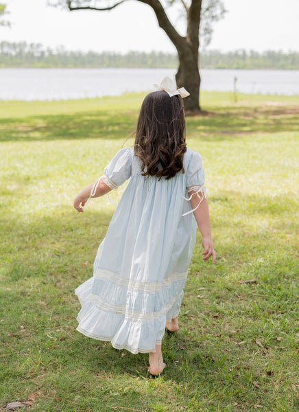 Mary Claire Dress, blue