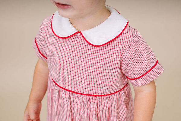 Rover Romper - Redford Red Windowpane