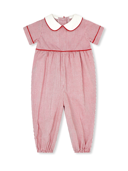 Rover Romper - Redford Red Windowpane