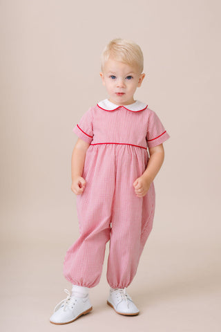 Rover Romper - Redford Red Windowpane