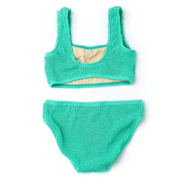 Two Piece Crinkle Bikini - Mint