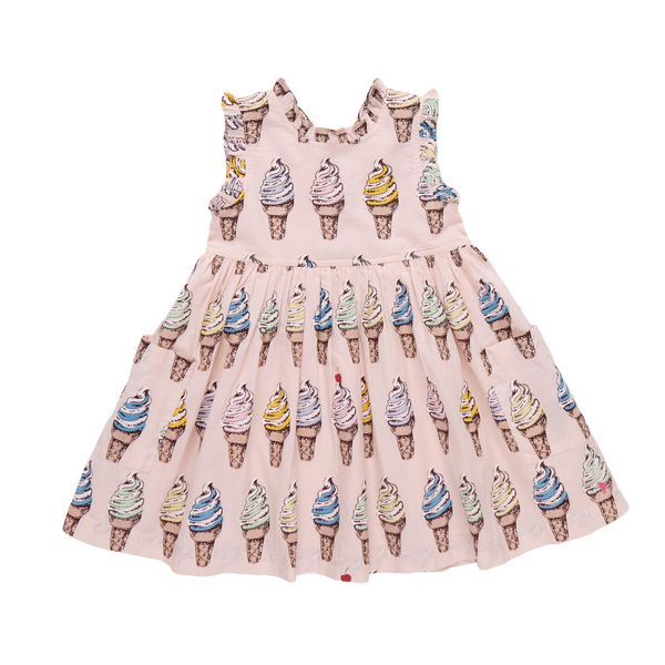 Alyssa Dress - Pink Soft Serve