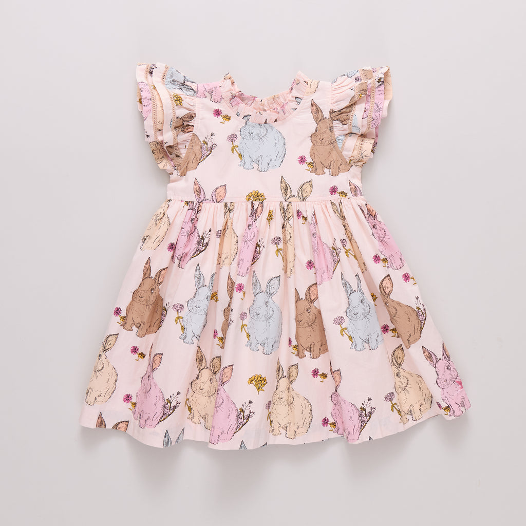 Jennifer Double Ruffle Dress - Vintage Bunnies
