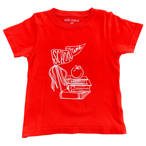 Red School Time SS T-Shirt