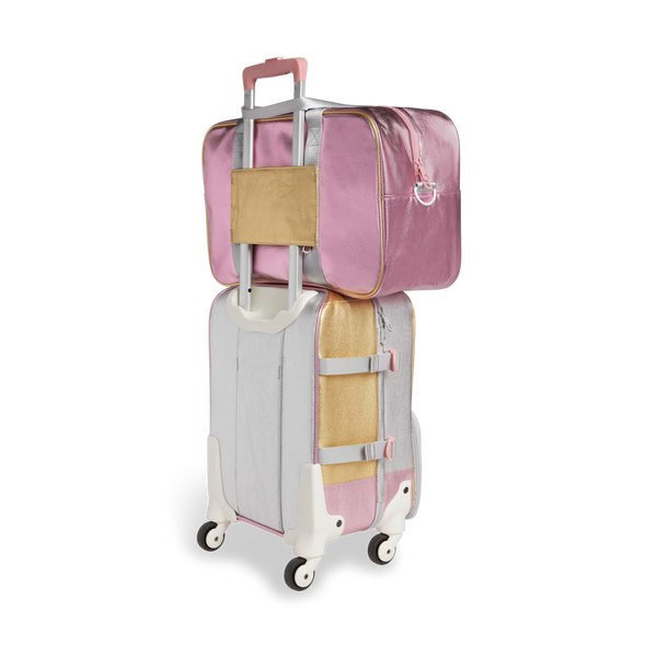 Rockaway Duffle - Pink/Silver