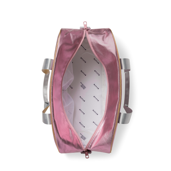 Rockaway Duffle - Pink/Silver