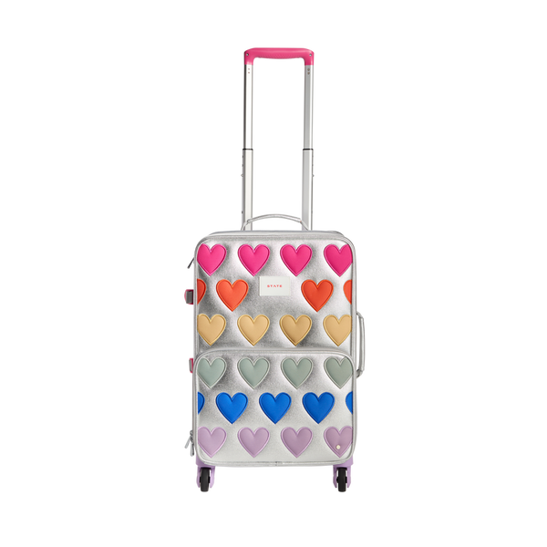 Logan Carry-On Suitcase - Hearts