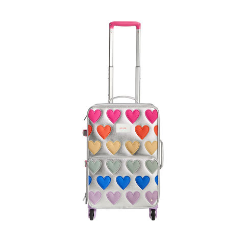 Logan Carry-On Suitcase - Hearts