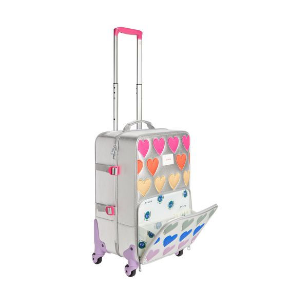 Logan Carry-On Suitcase - Hearts