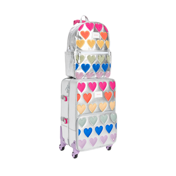 Logan Carry-On Suitcase - Hearts