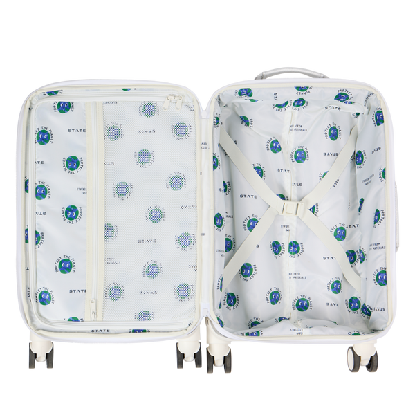 Logan Carry-On Suitcase - 3D Daisies