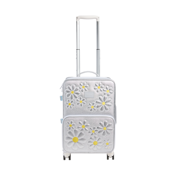 Logan Carry-On Suitcase - 3D Daisies