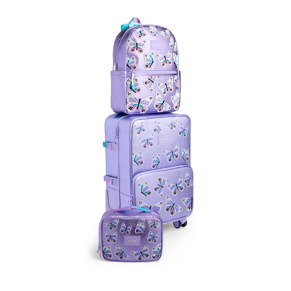 Logan Carry-On Suitcase - Butterfly