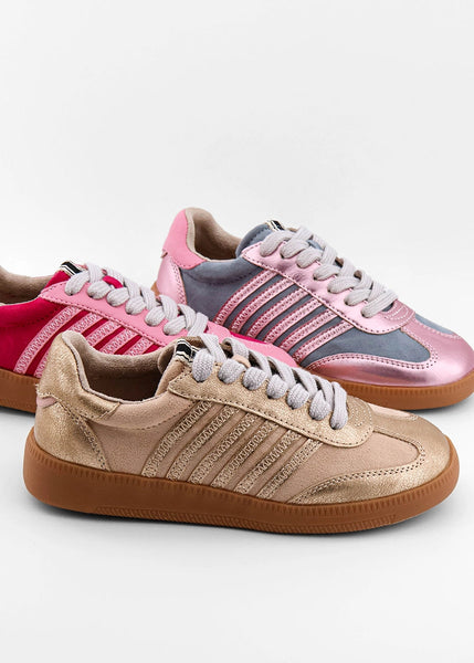 Stevie Mini Beige Suede - Kids