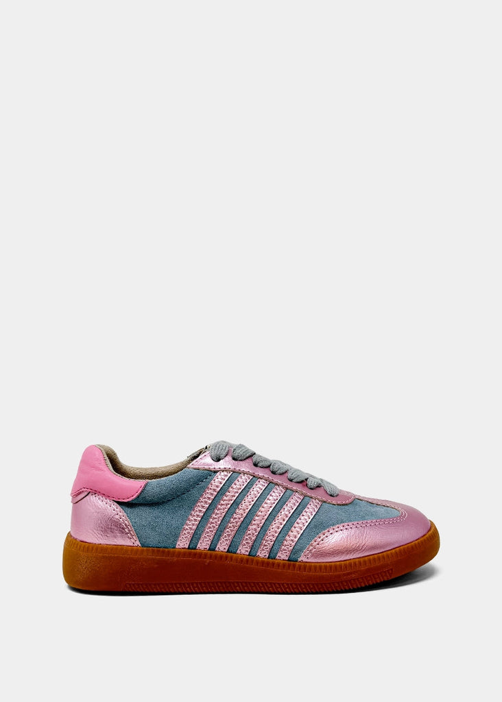 Stevie Mini Light Blue Suede - Toddler