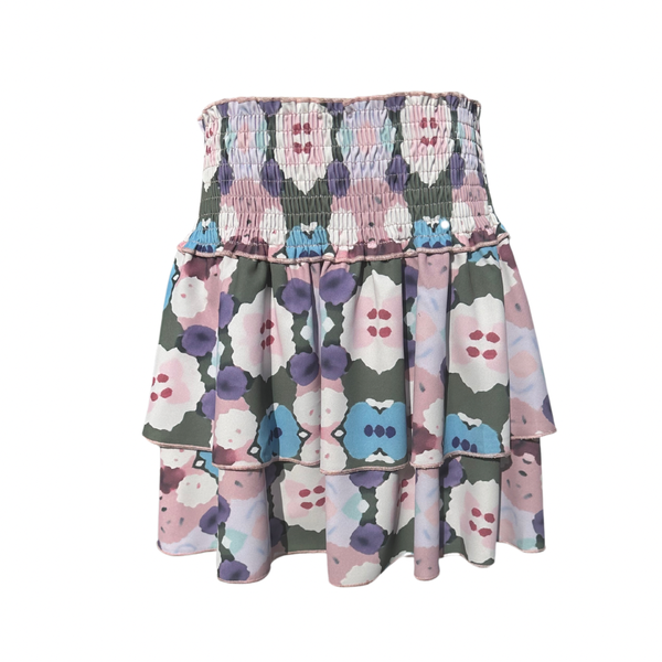 Scottie Skirt - Teal Ink Blot