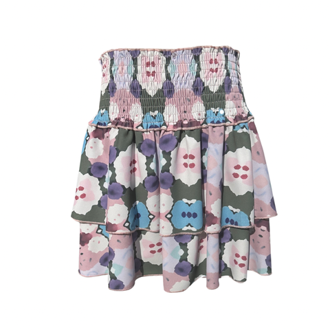 Scottie Skirt - Teal Ink Blot