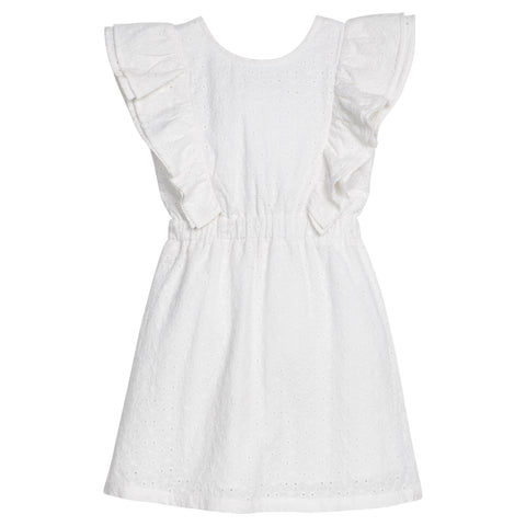 Sadie Dress - White Embroidery