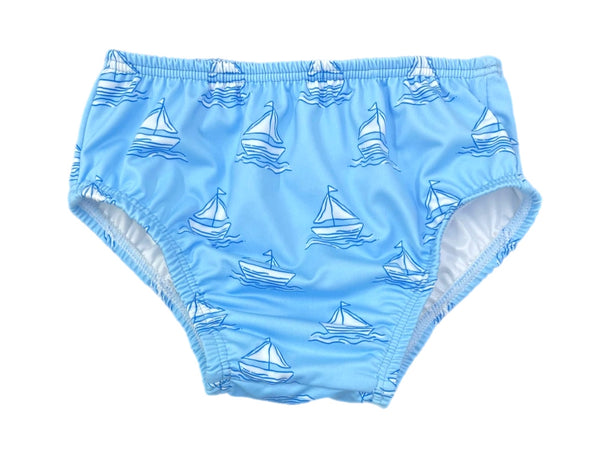 Sammy Diaper Cover and Rash Guard Set - Set Sail