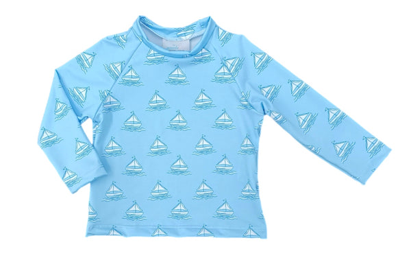 Sammy Diaper Cover and Rash Guard Set - Set Sail