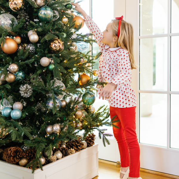 Morgan Girls' Legging Set - Whimsical Santa
