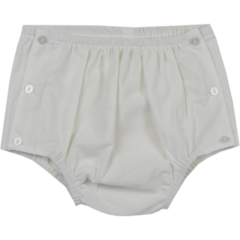 Darling Diaper Cover - White